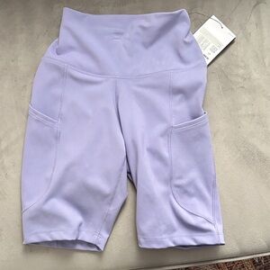 Nike Women's Light Purple Bike Shorts